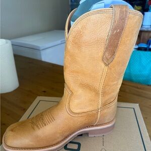 Tecovas Tan Leather Western Work Boot-Brand New! 9.5 EE